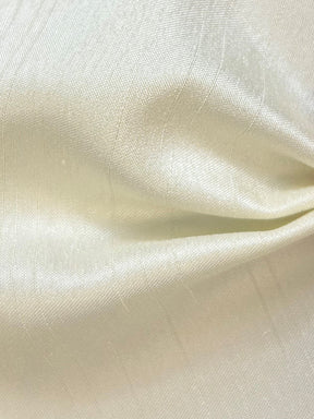 Cream Polyester Satin Backed Dupion - Clarity