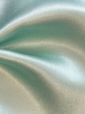 Dark Mint Silk Satin - Magnifique