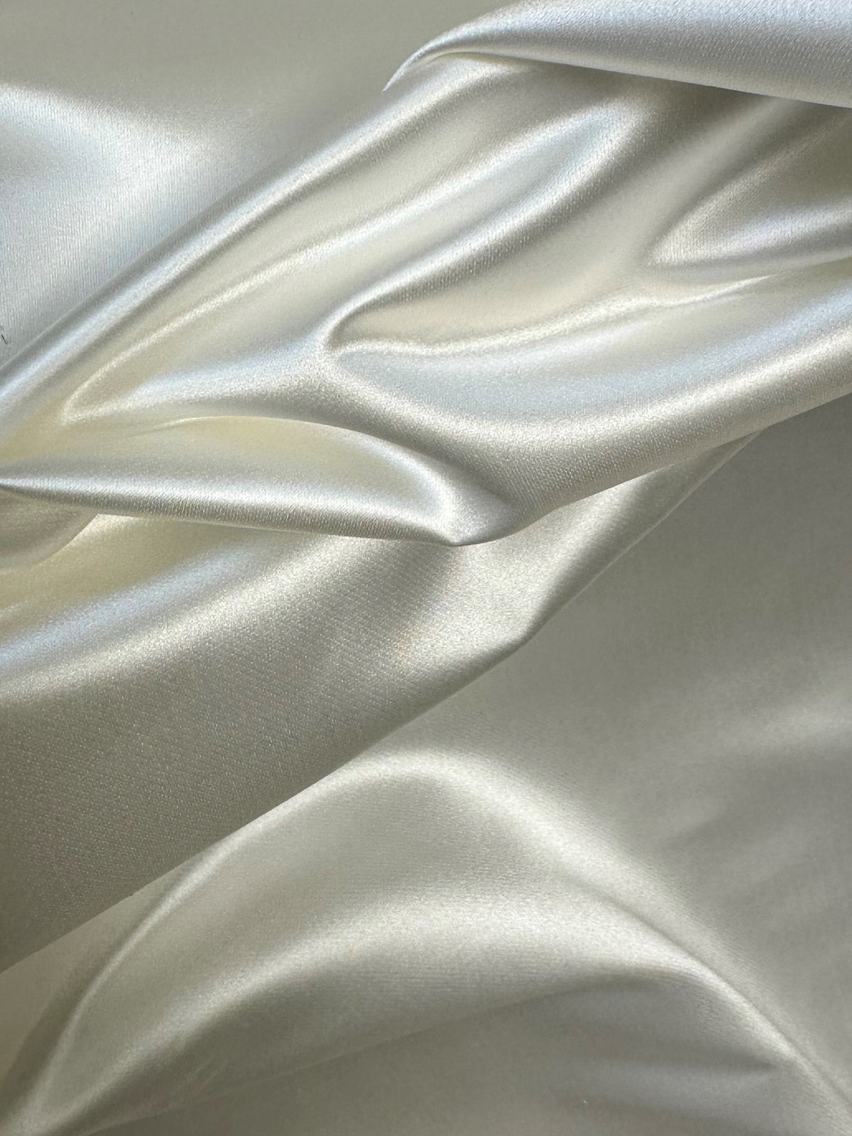 Ivory Silk Duchess Satin - Display