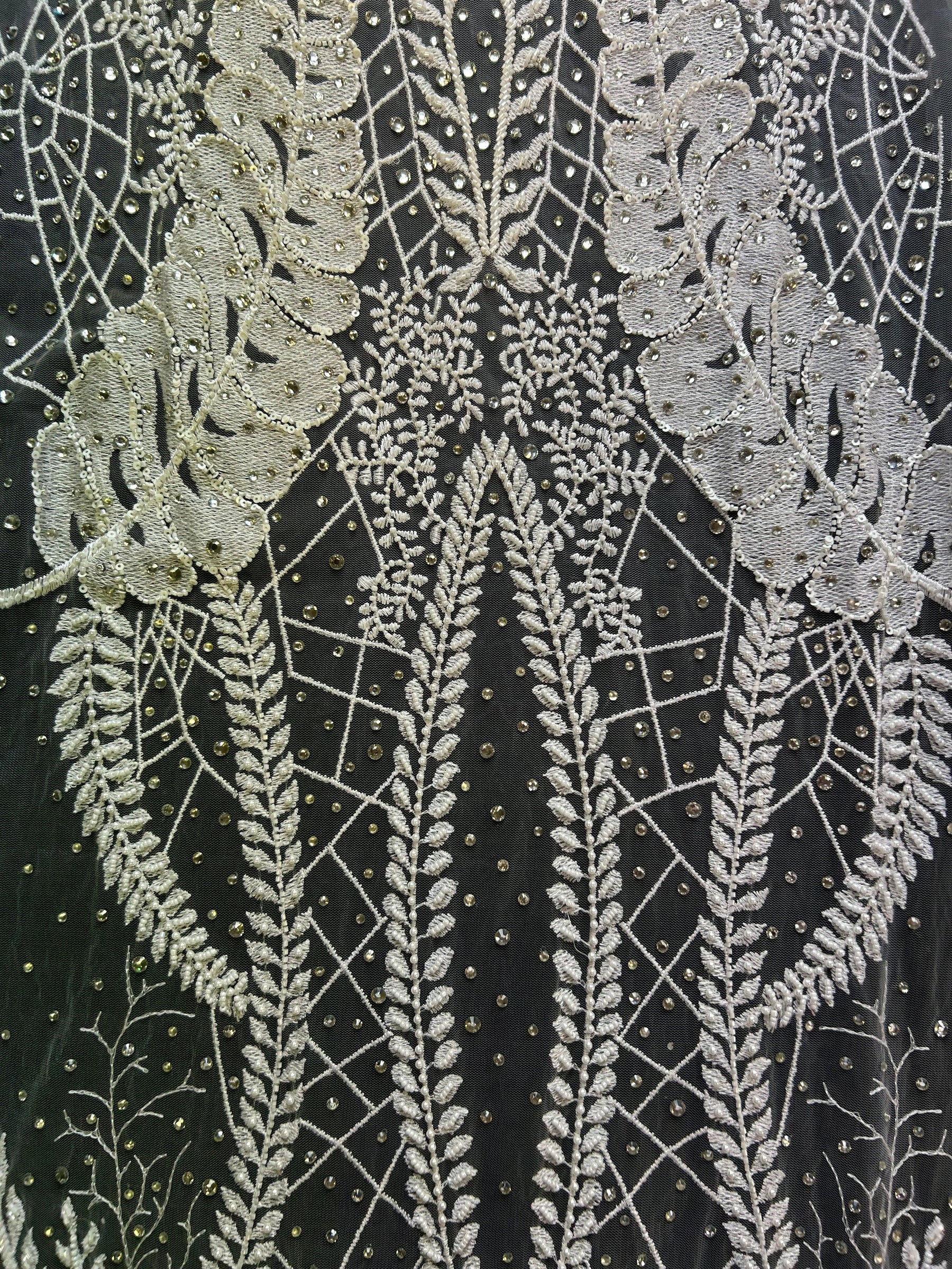 Ivory Beaded Lace - Dorothy
