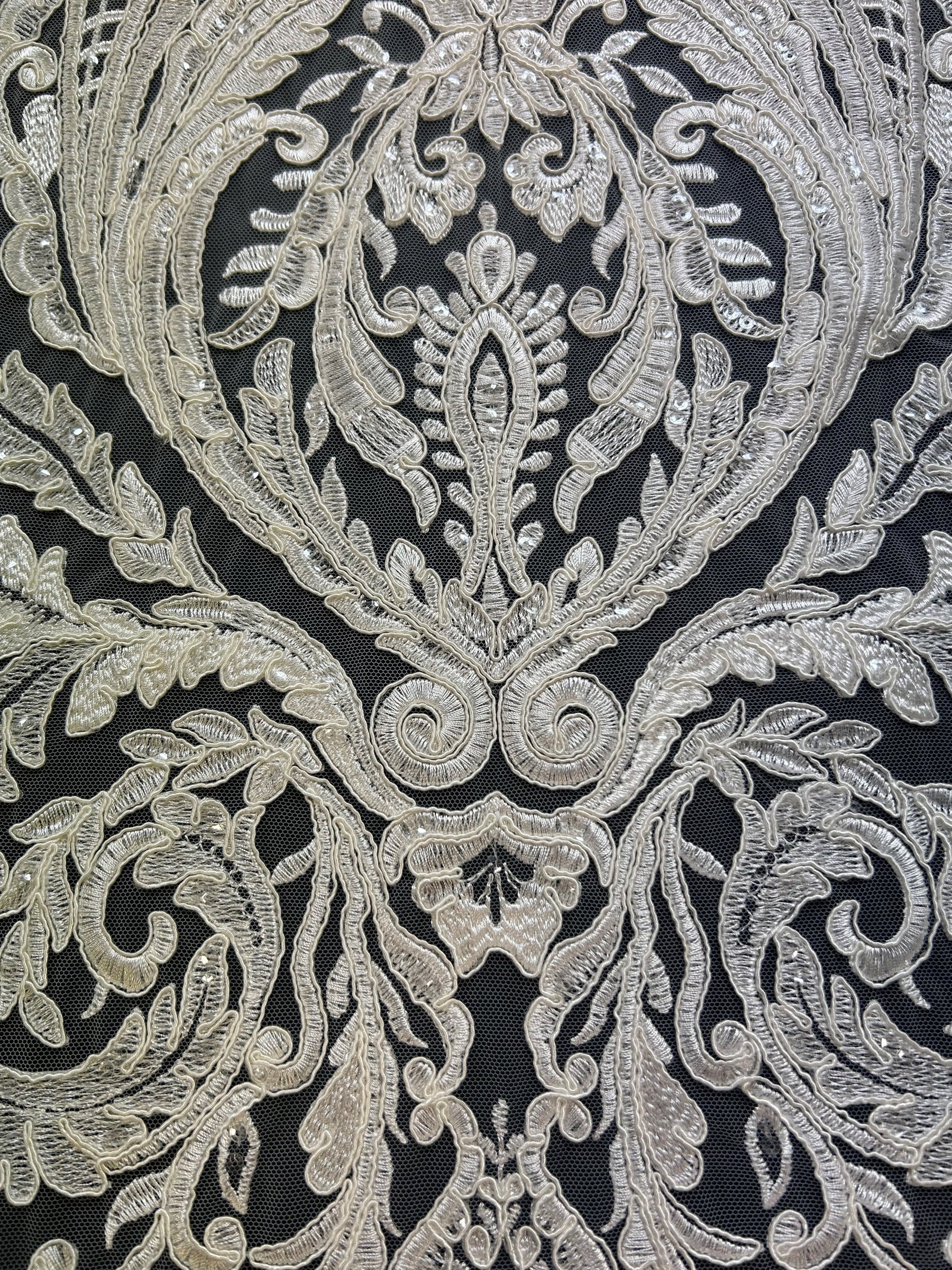 Ivory Corded Lace - Etienne