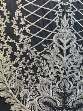 Ivory Embroidered Lace - Eunice