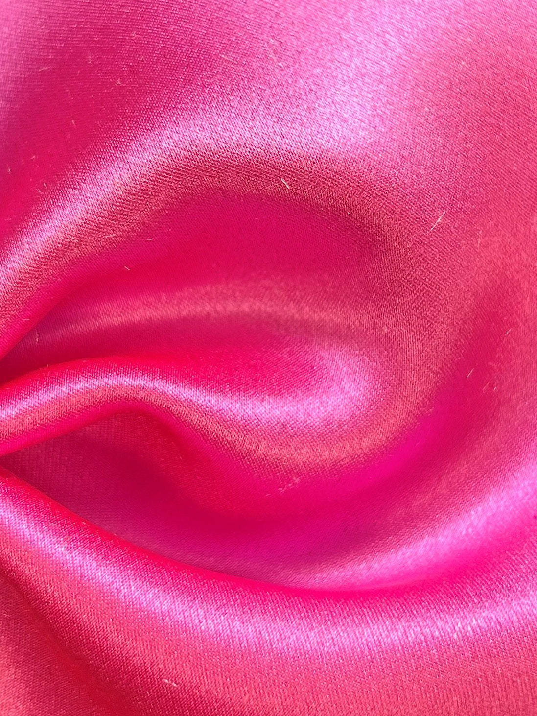 Fluorescent Pink Silk Satin - Magnifique