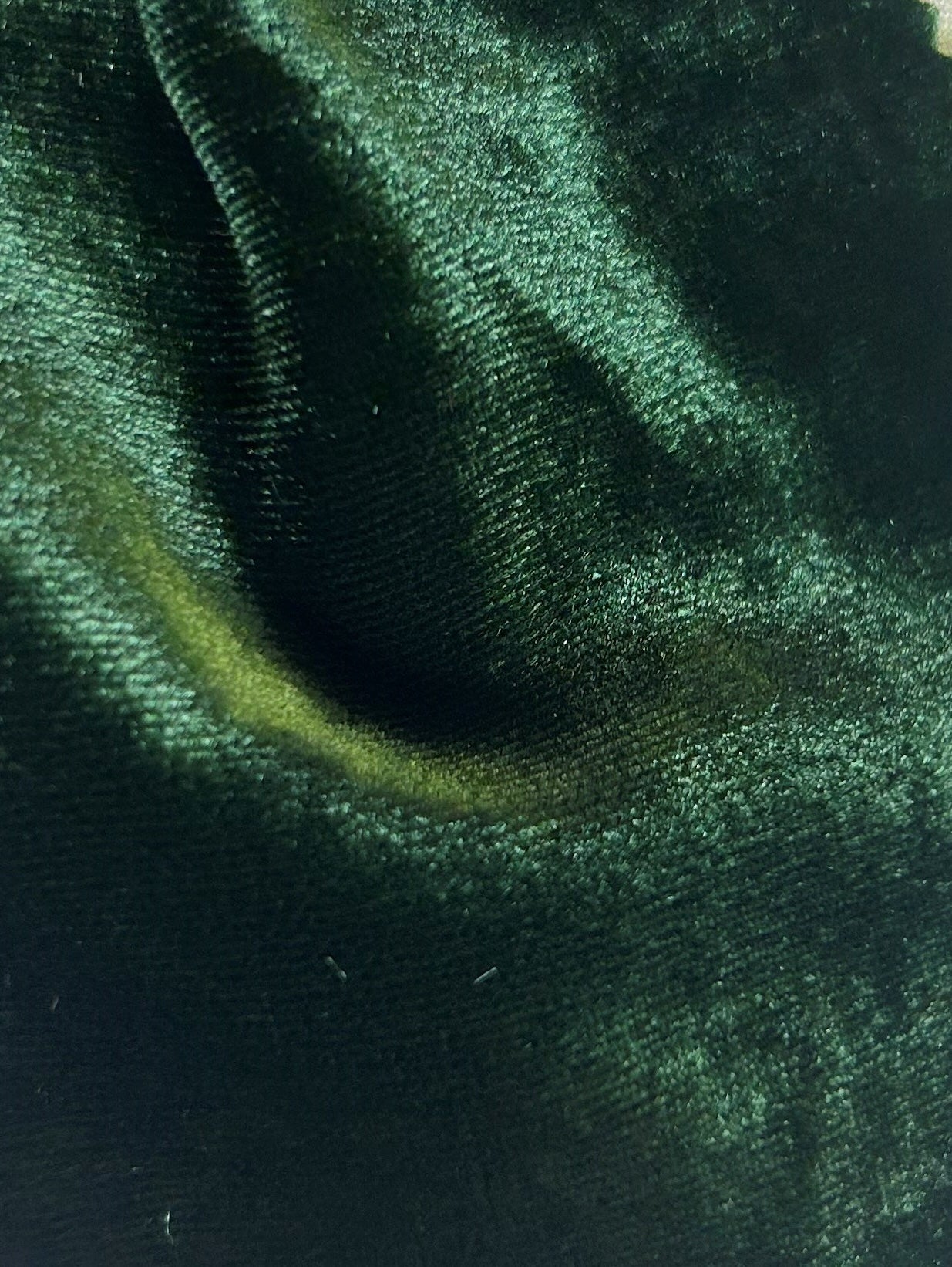 Forest Green Silk Velvet - Vogue