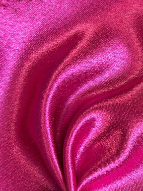 Fuchsia Polyester Crepe Back Satin - Desire