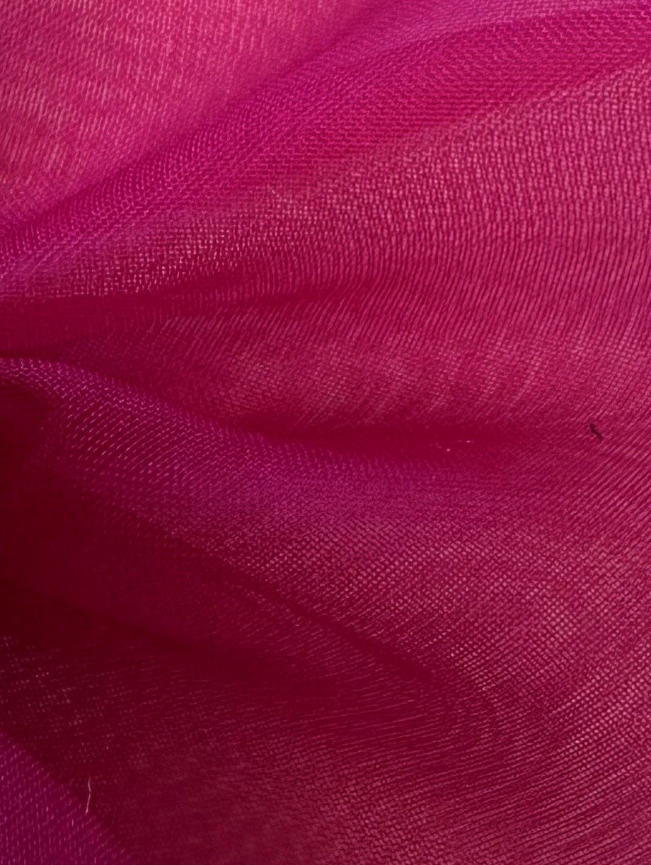 Fuchsia Silk Organza - Evolution