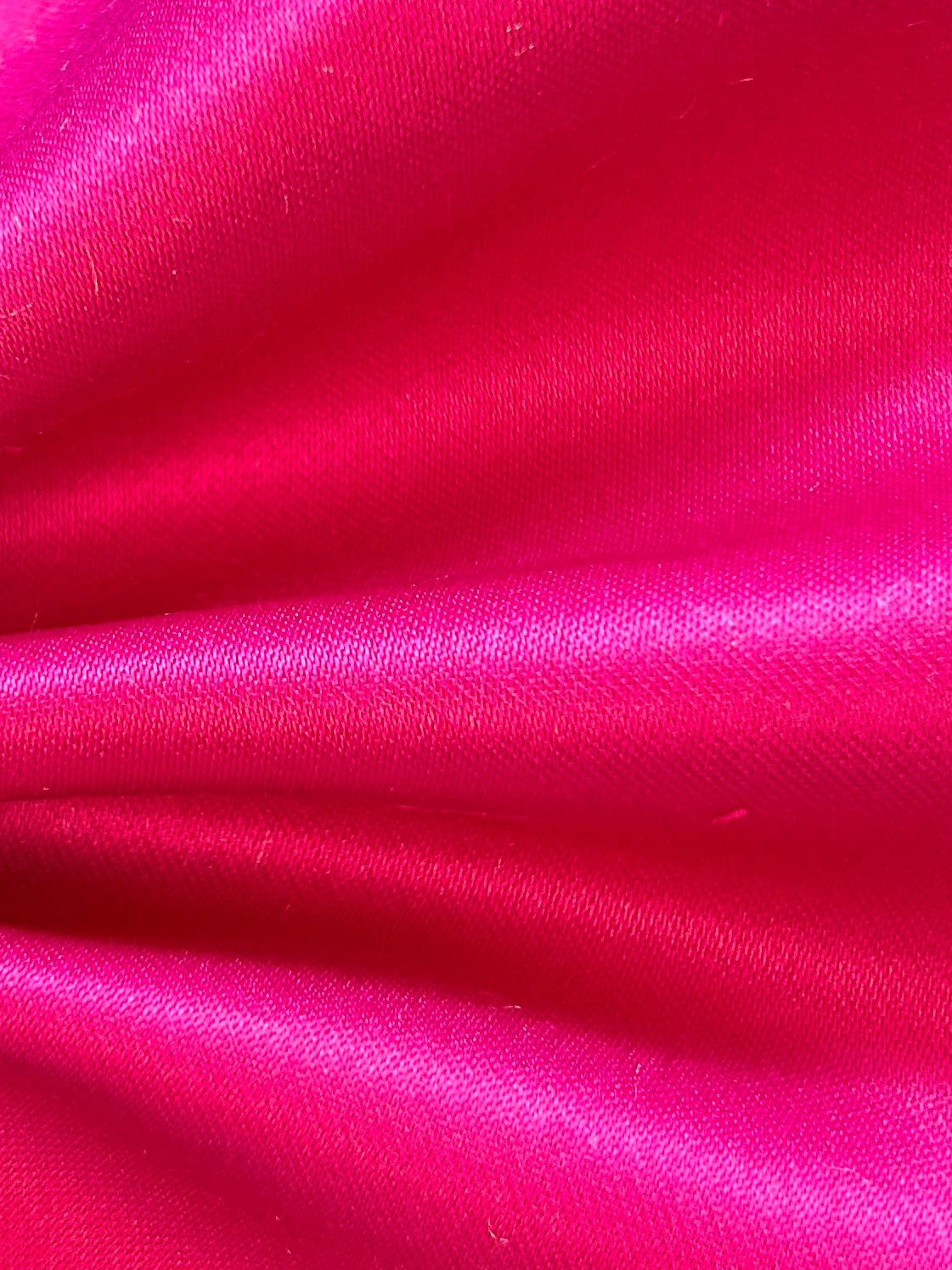 Fuchsia Polyester Satin - Majestic