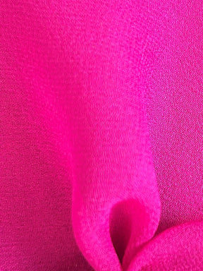 Fuchsia Silk Georgette - Shimmer