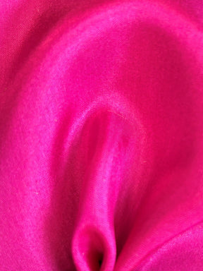 Fuchsia Pink Silk Habotai - Mosaic