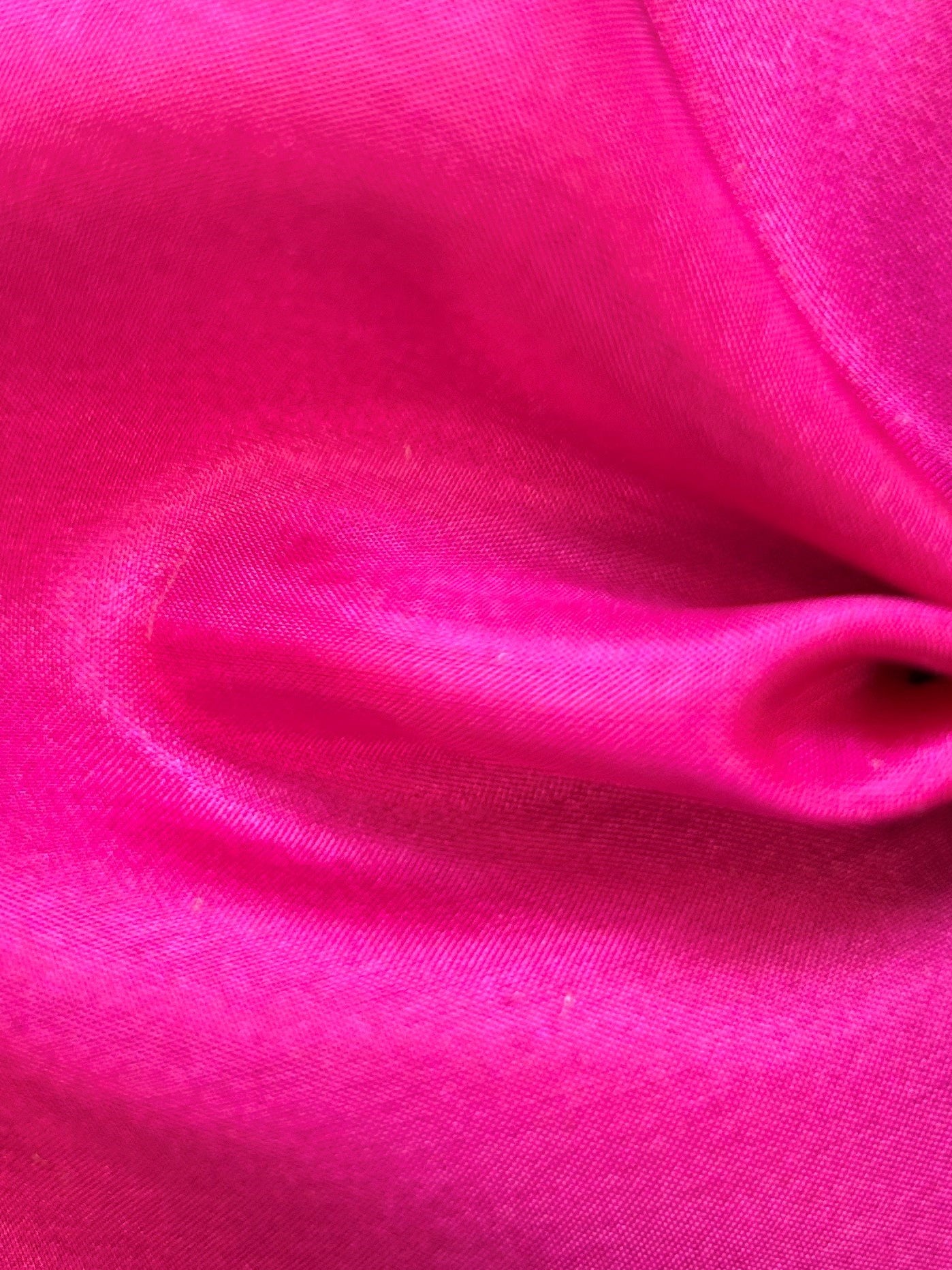 Fuchsia Pink Silk Habotai - Mosaic