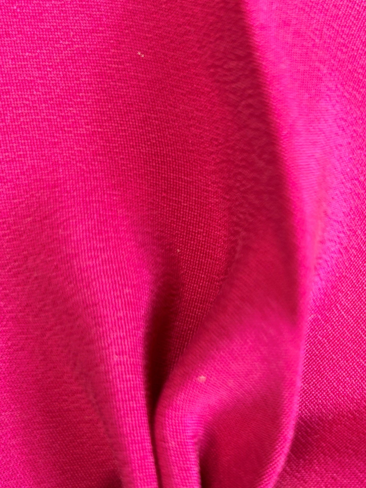 Fuchsia Silk Double Crepe - Tantalise