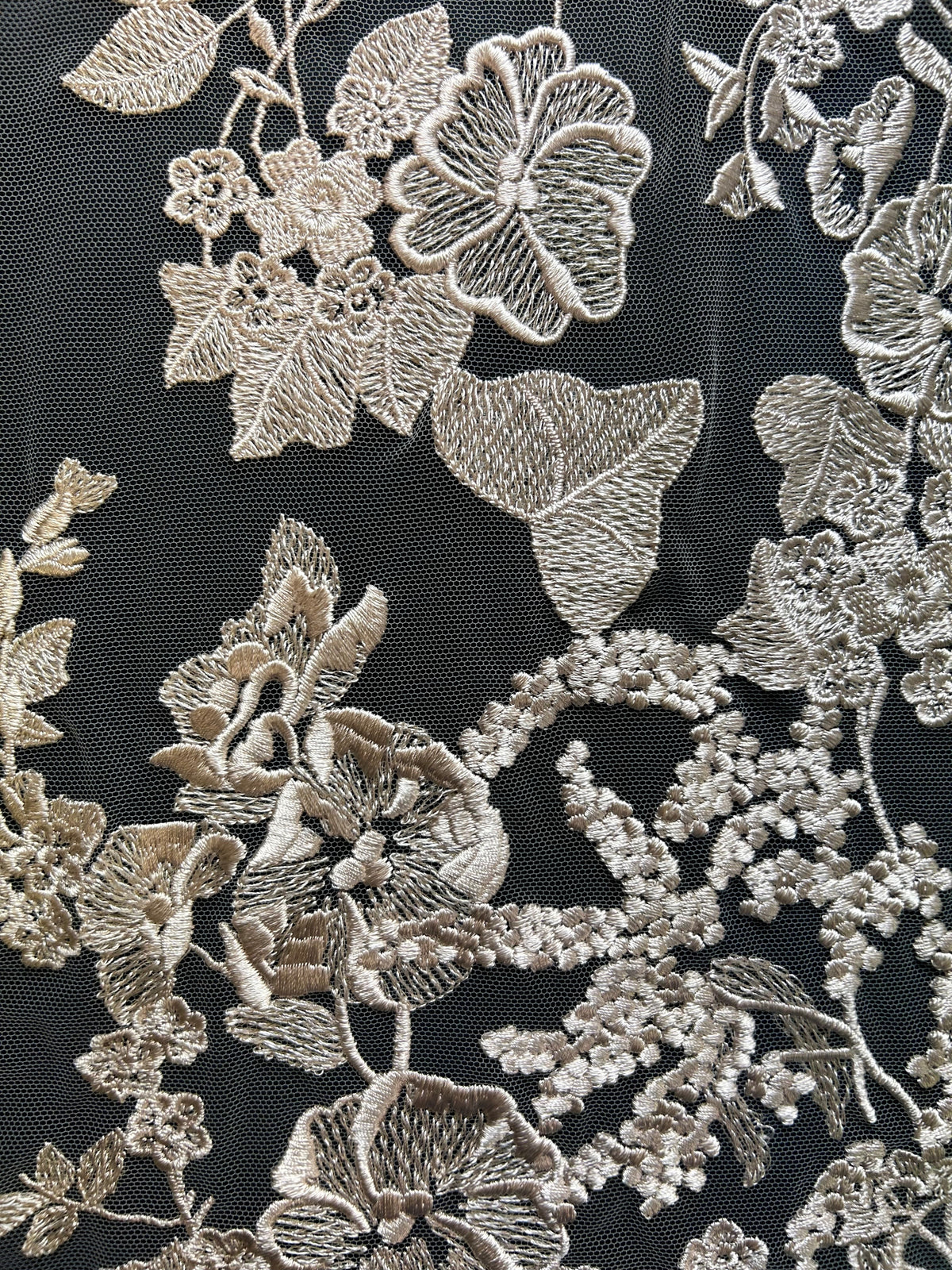 Latte Embroidery Lace - Garbo