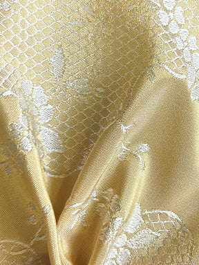 Gold Jacquard Fabric - Antwerp