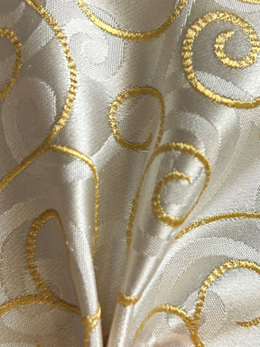 Gold Waistcoat Fabric - Barcelona