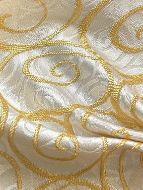 Gold Jacquard Fabric - Cagliari