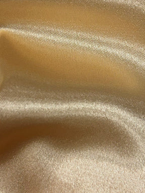 Gold Polyester Stretch Satin - Empathy