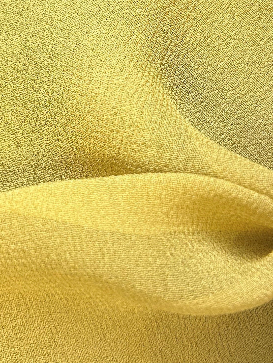 Gold Silk Georgette - Shimmer