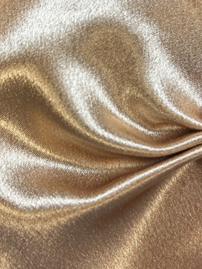 Gold Polyester Crepe Back Satin - Desire