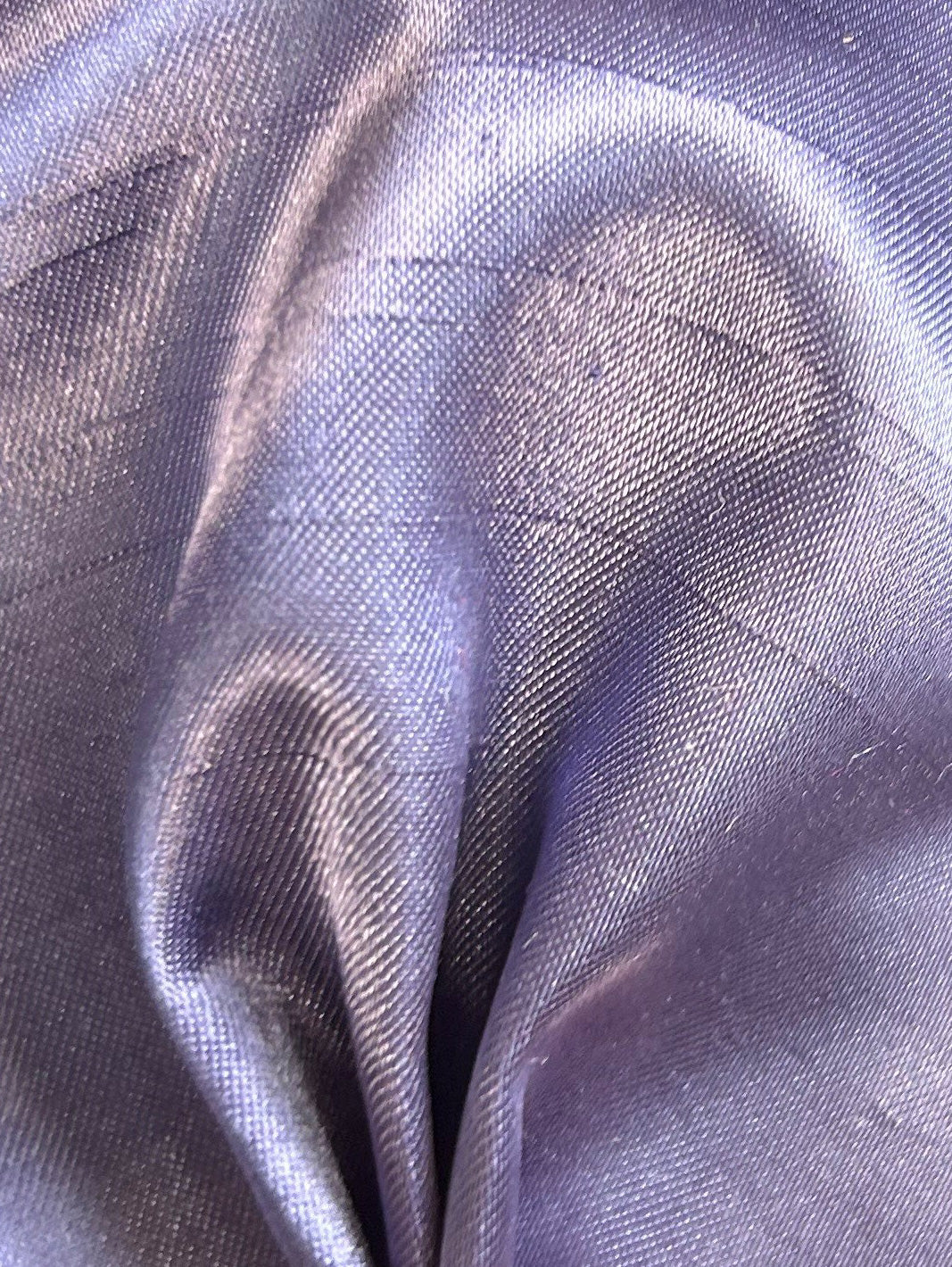 Grape Polyester Satin Backed Dupion - Clarity