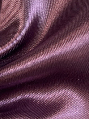 Grape Polyester Satin - Ascot