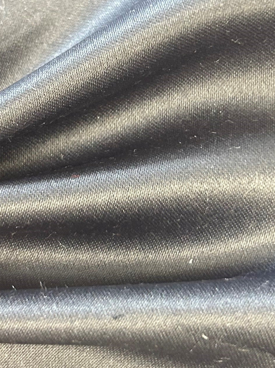 Gun metal Polyester Satin - Majestic