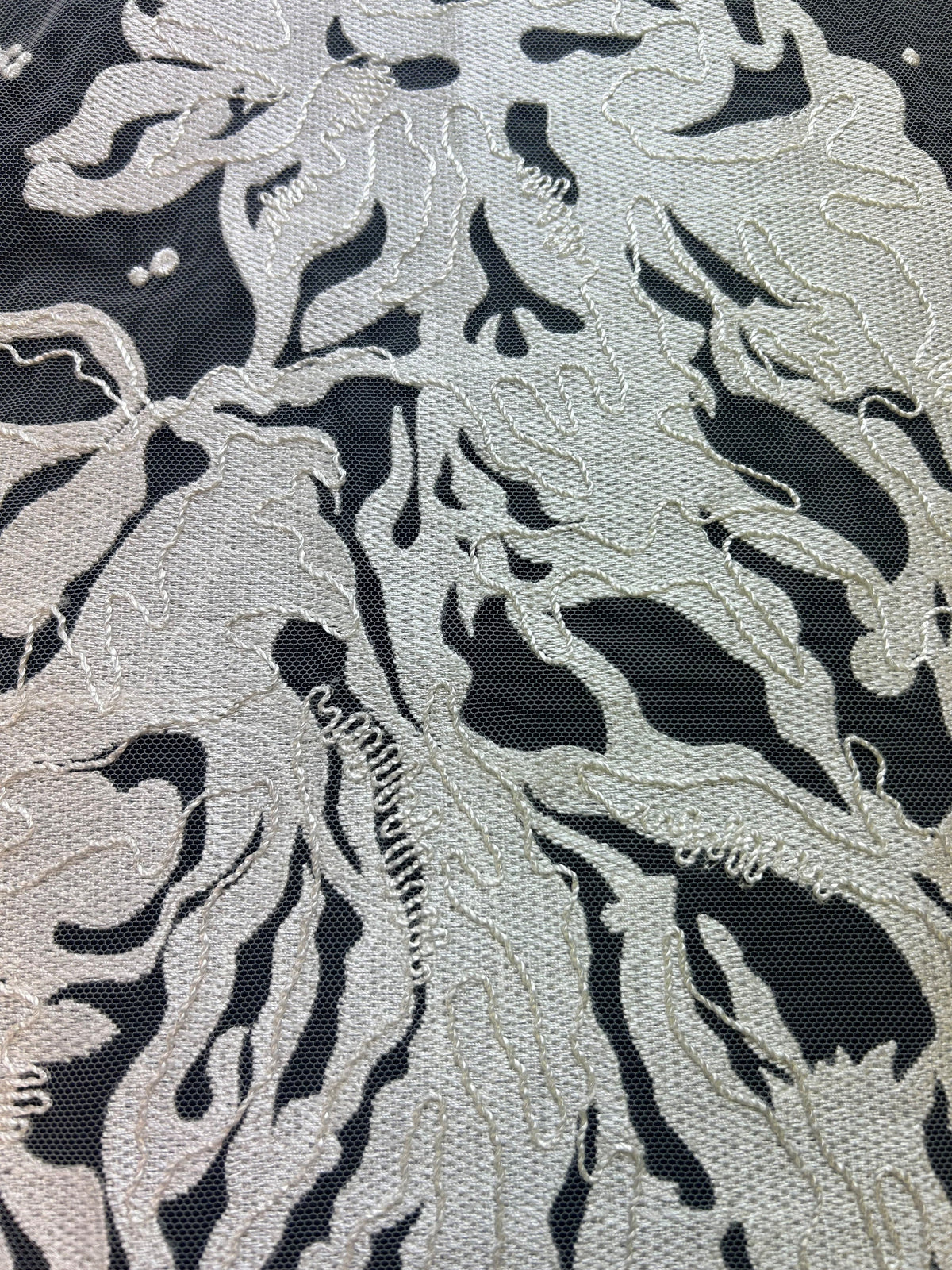 Ivory Embroidered Lace - Heike