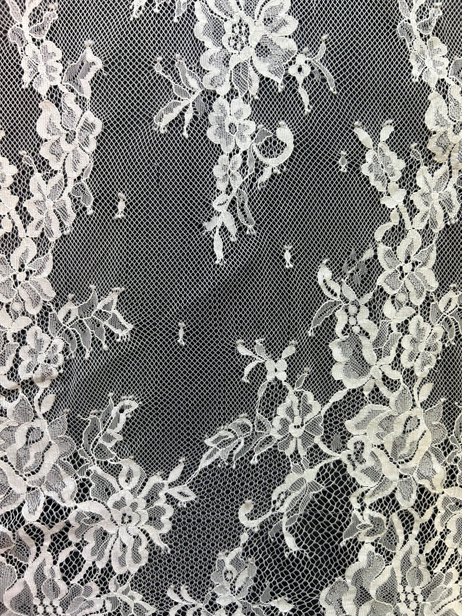 Ivory Raschel Lace - Hester