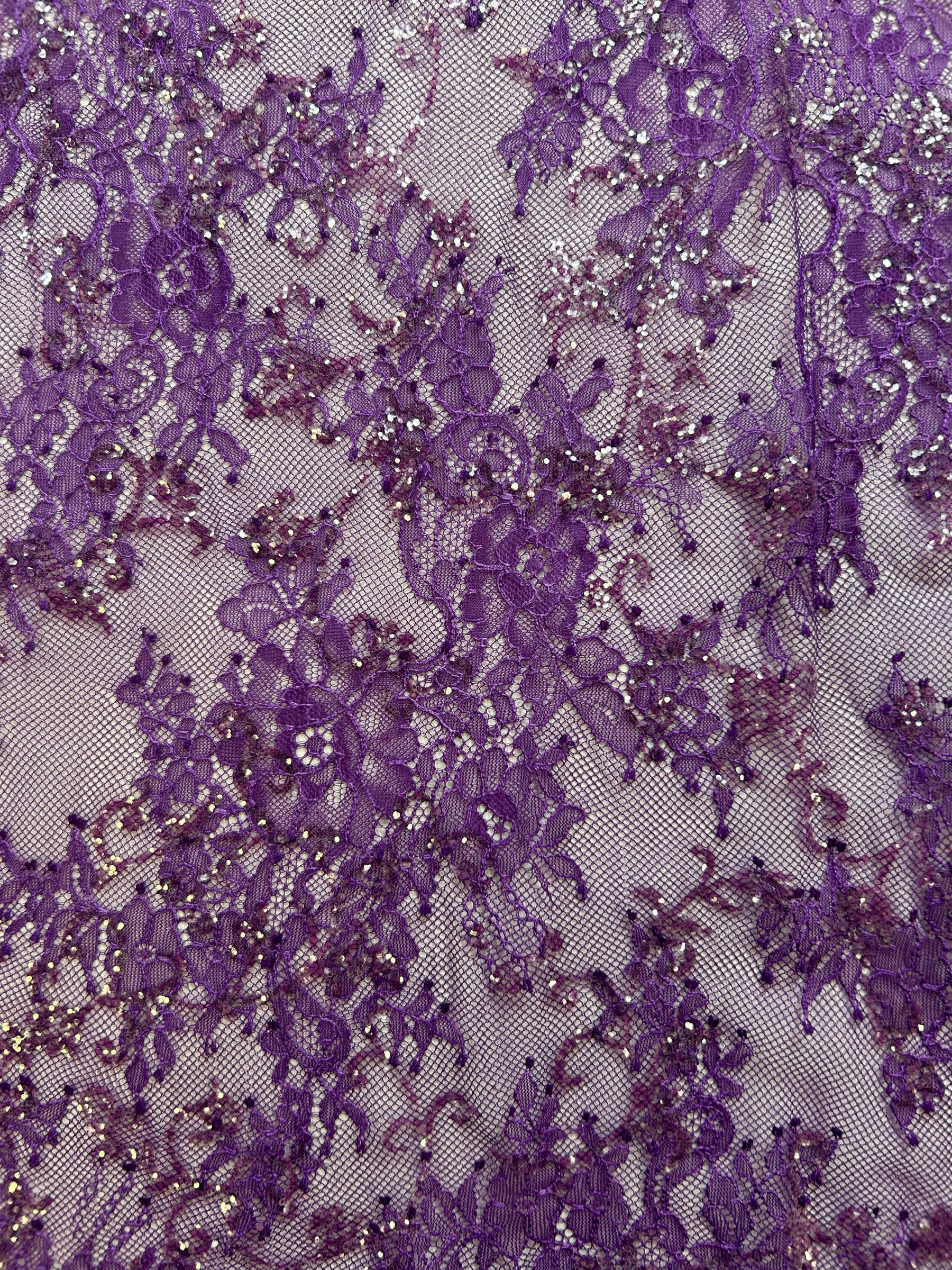 Violet Raschel Lace - Honor