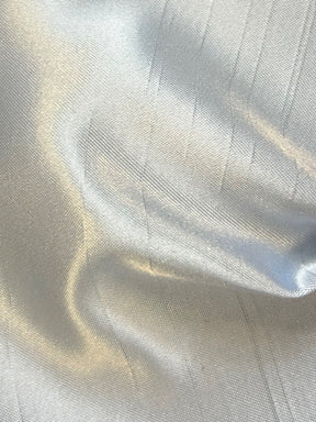 Ice Blue Polyester Satin Backed Dupion - Clarity