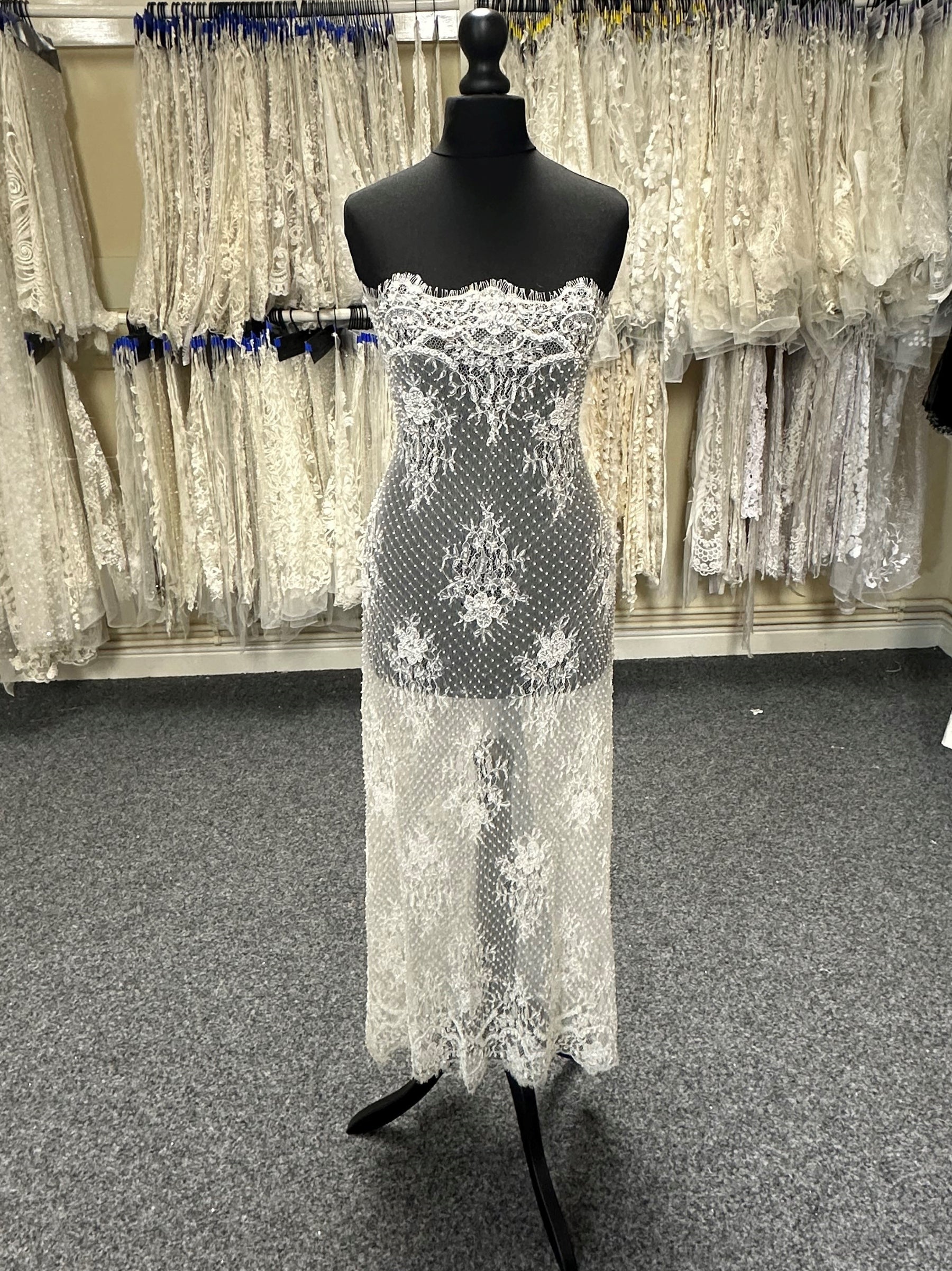 Ivory Beaded Lace - Sincere