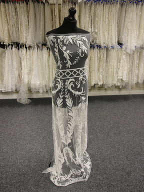 Ivory Beaded Lace - Tate