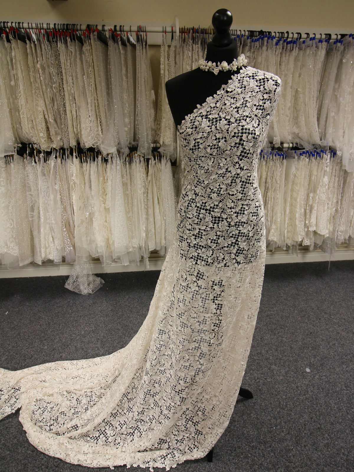 Ivory Embroidered Lace - Cassandra