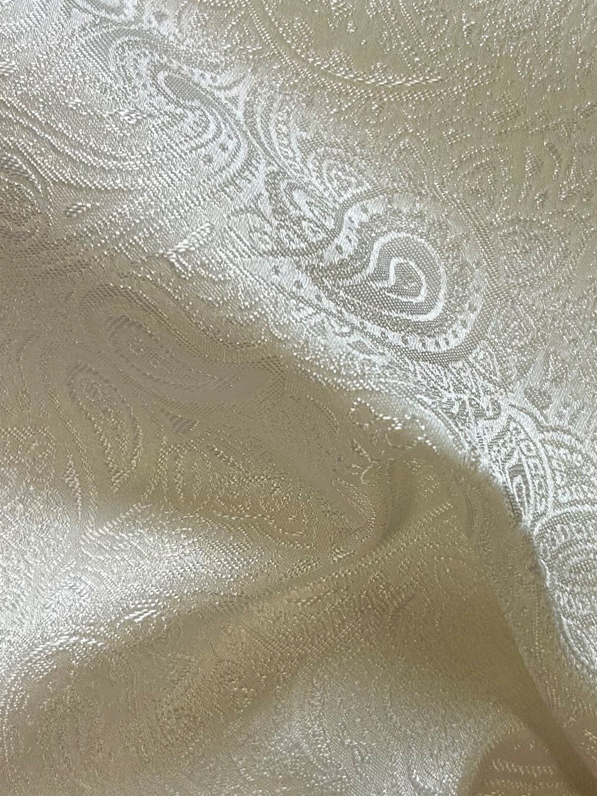 Ivory Waistcoat Fabric - Dijon