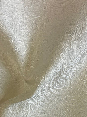 Ivory Waistcoat Fabric - Dijon