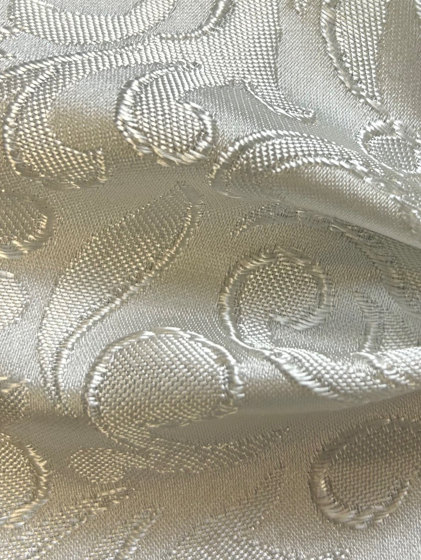 Ivory Jacquard Brocade - Enchantment