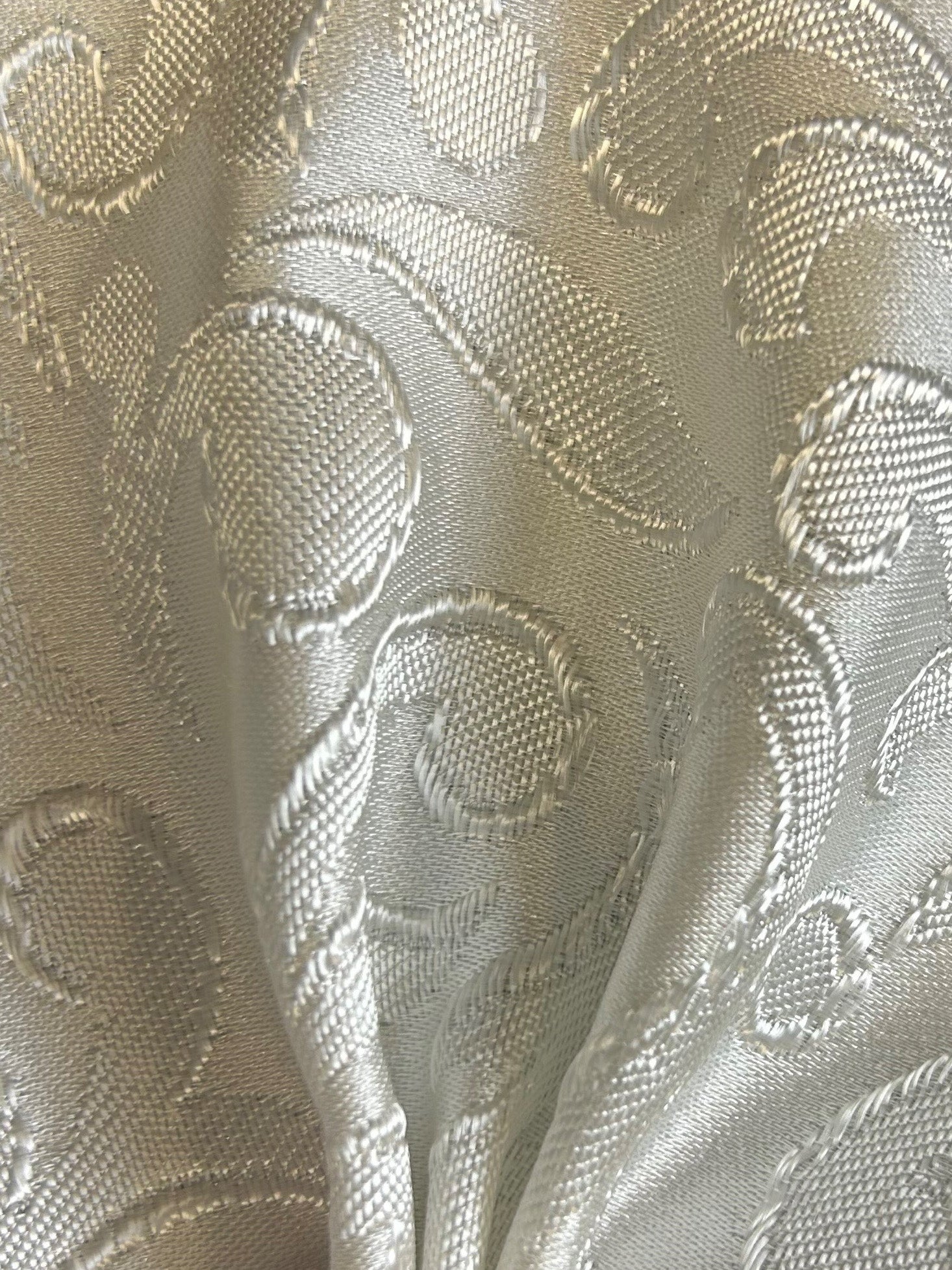 Ivory Jacquard Brocade - Enchantment