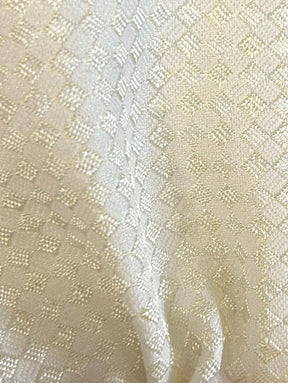 Ivory Waistcoat Fabric - Oslo