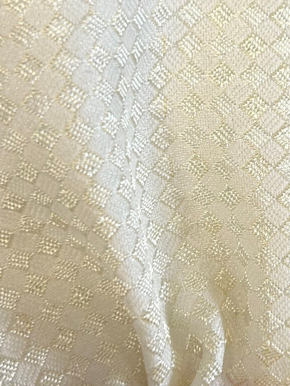 Ivory Waistcoat Fabric - Oslo