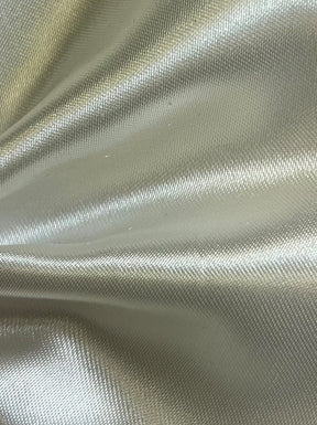 Ivory Polyester Satin - Ascot