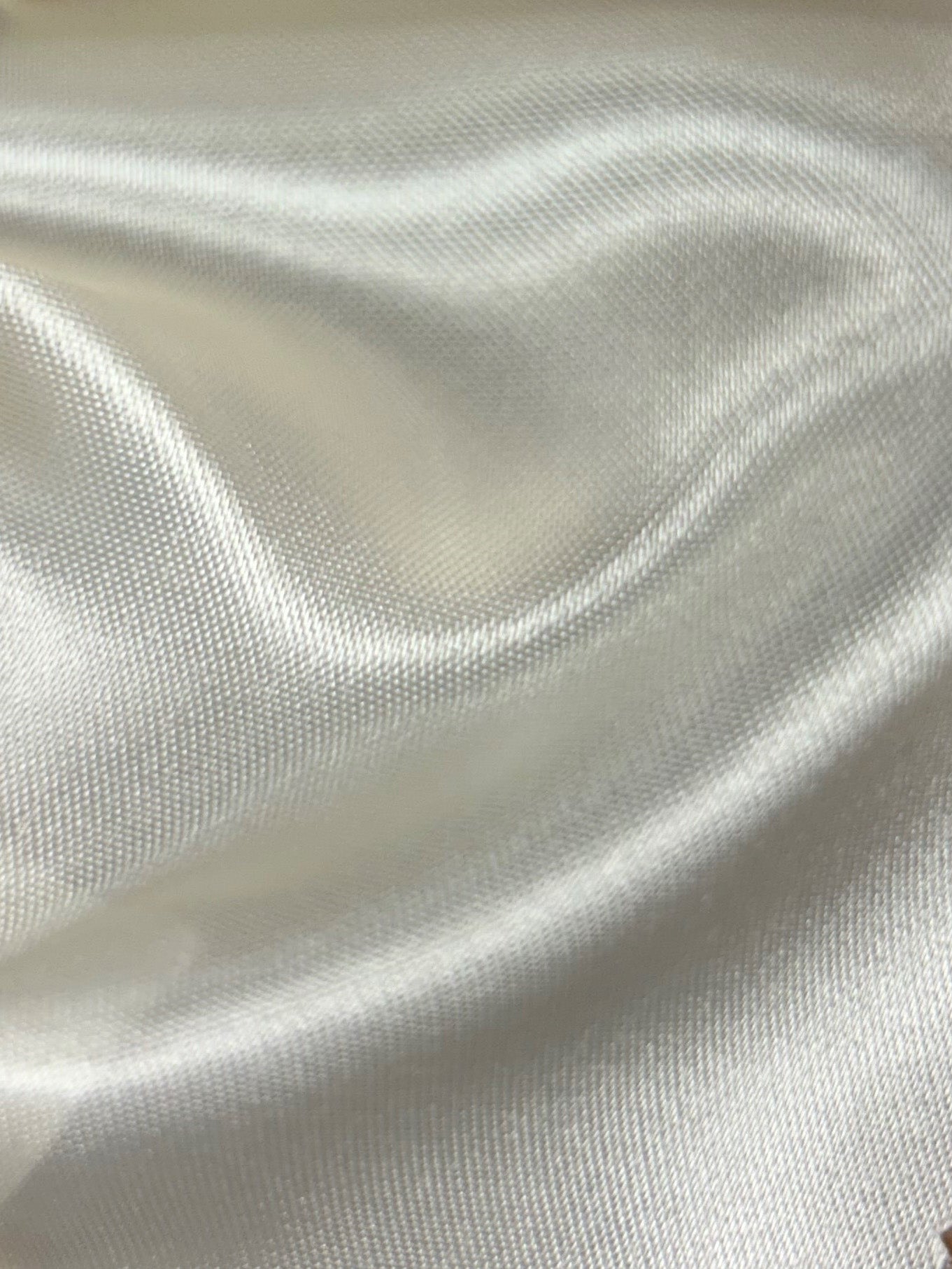 Ivory Acetate Viscose Satin - Devotion