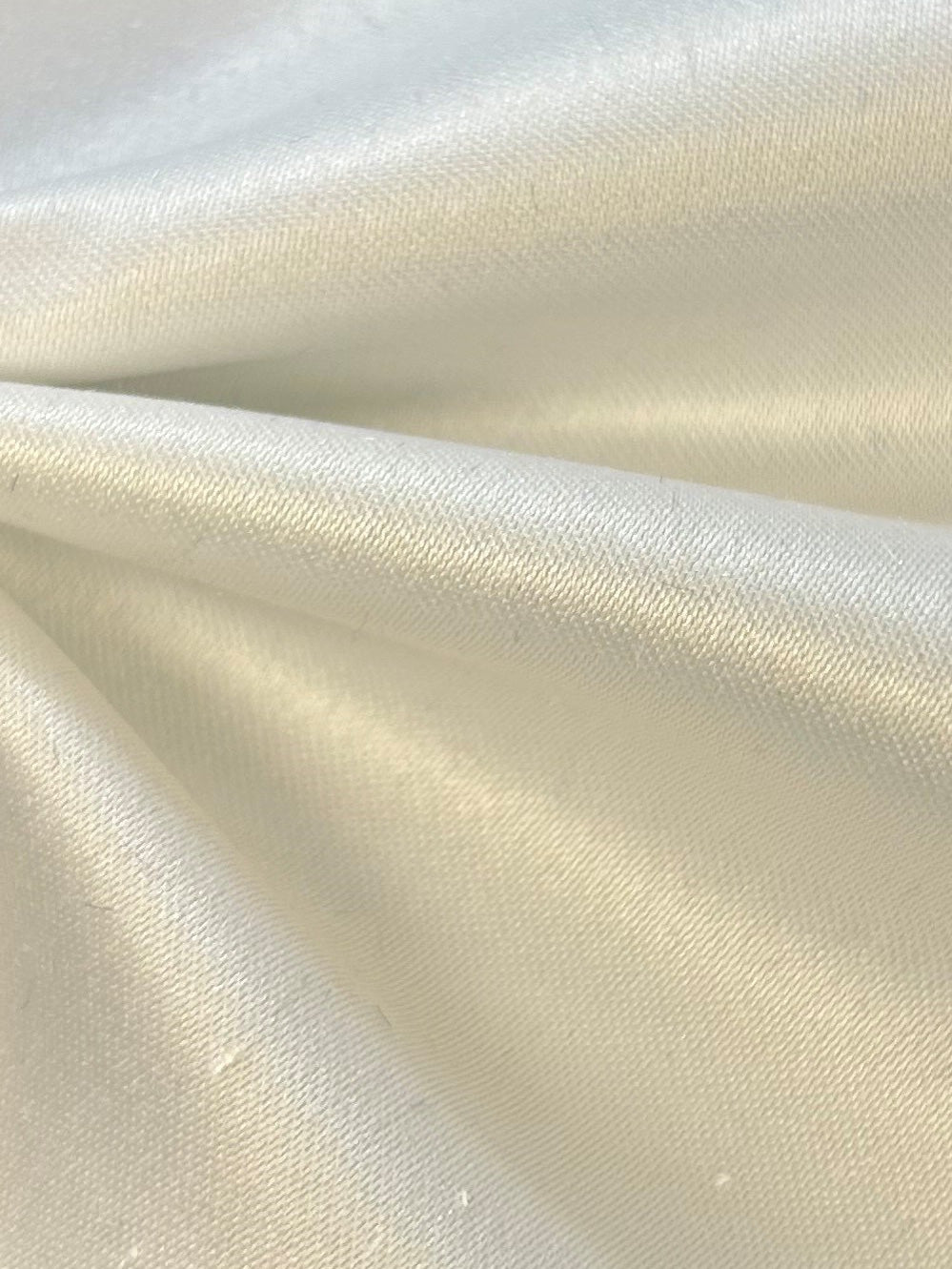 Ivory Polyester Satin - Majestic