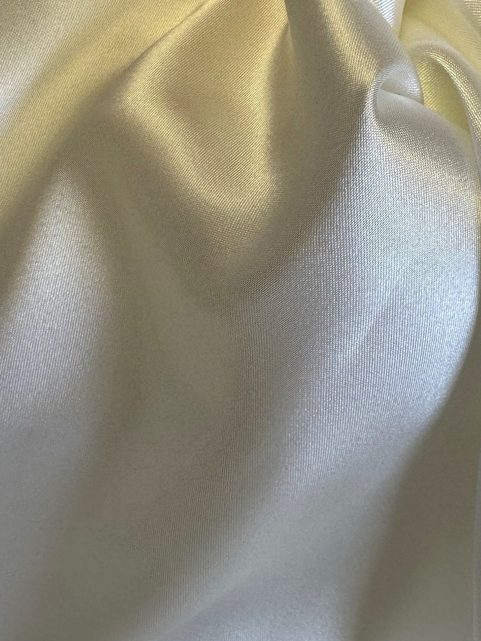 Ivory Polyester Satin - Sacred