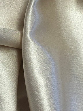 Ivory Polyester Stretch Satin - Empathy