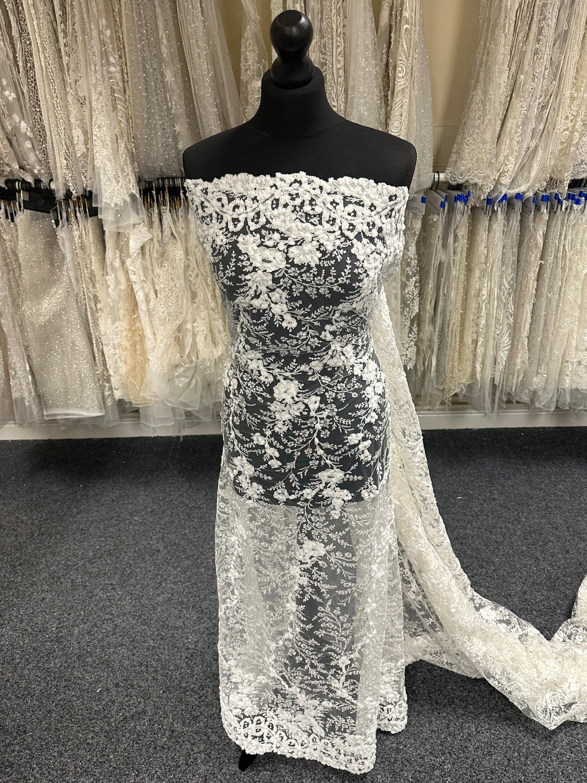 Ivory Bridal Lace - Stanza