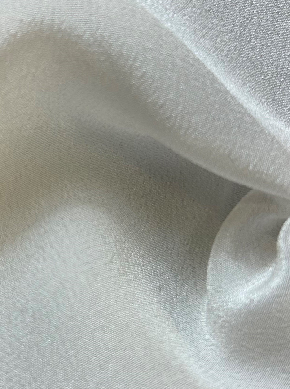 Ivory Silk Crepe de Chine - Nobility