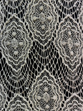 Ivory Beaded Lace - Ivy