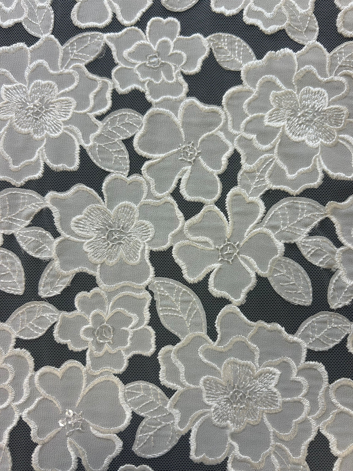 Ivory Embroidered Lace - Juniper