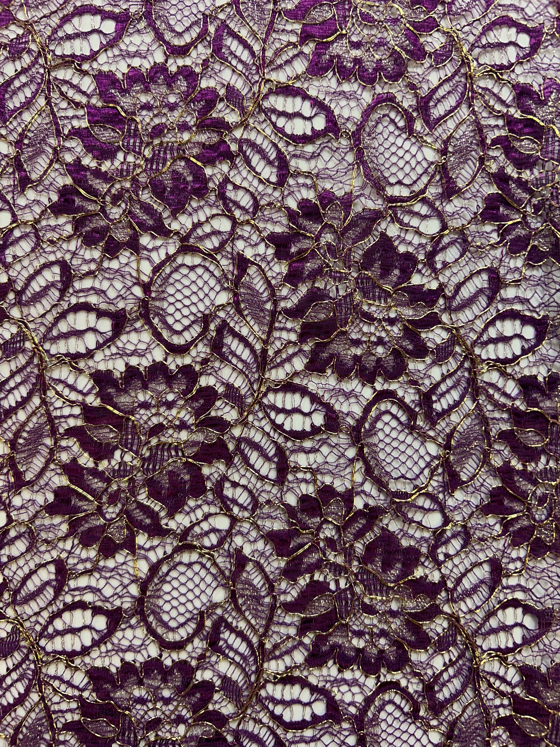 Purple Raschel Lace - Kris