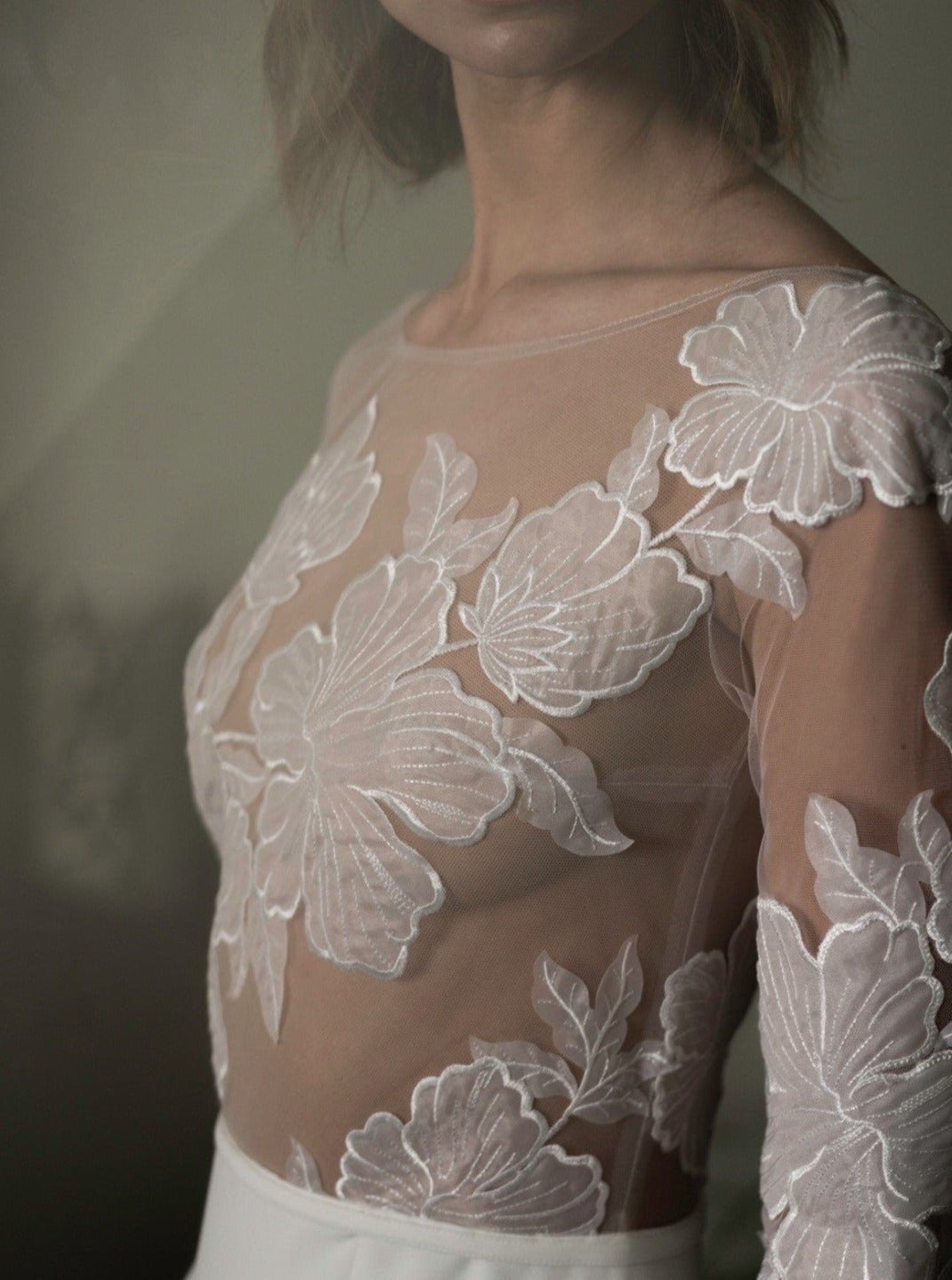 Ivory Floral Lace - Calypso