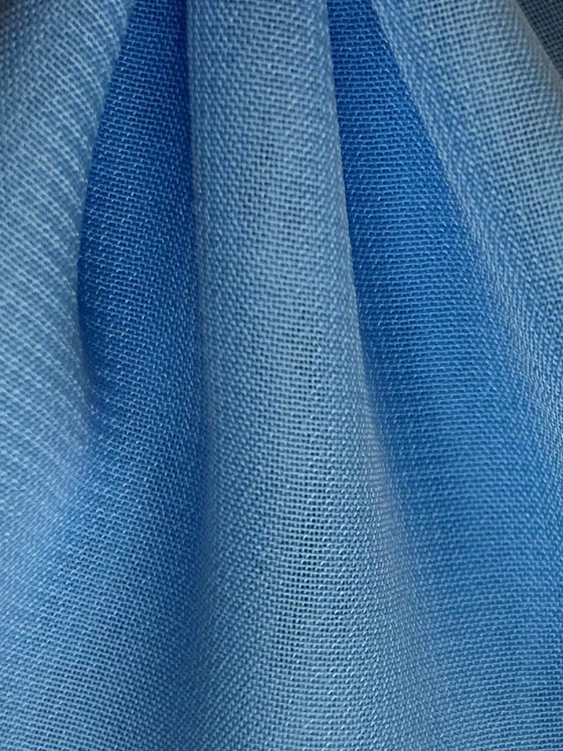 Light Blue Polyester Chiffon - Benevolence